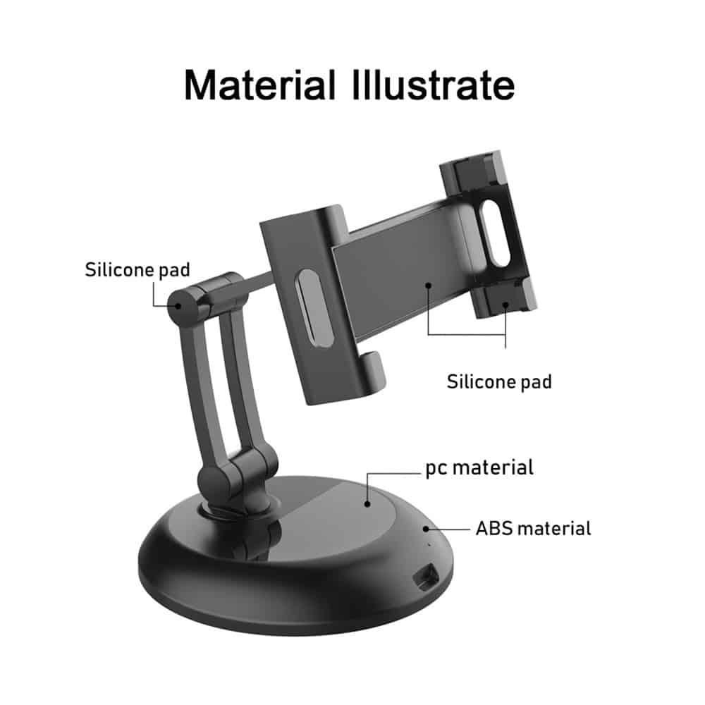 360 Multi-angle Rotatable Holder Stand for iPad & Tablet