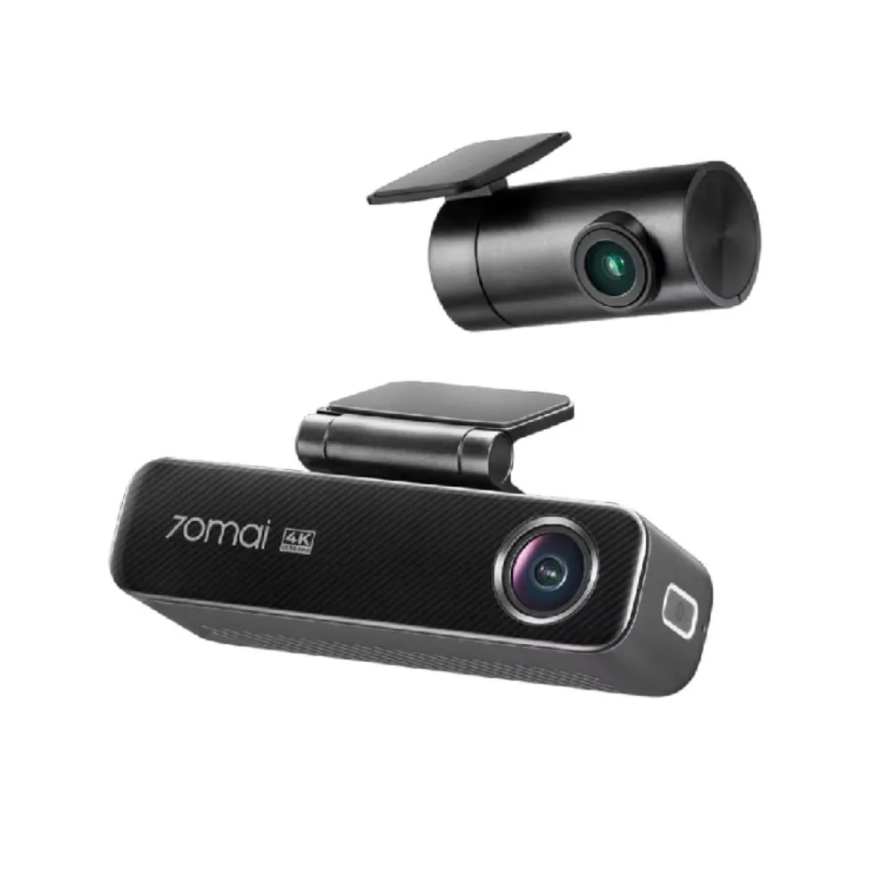 70mai M800 4K Ultra-HD Dual-Channel Dash Cam Set with Built-in 128GB eMMC