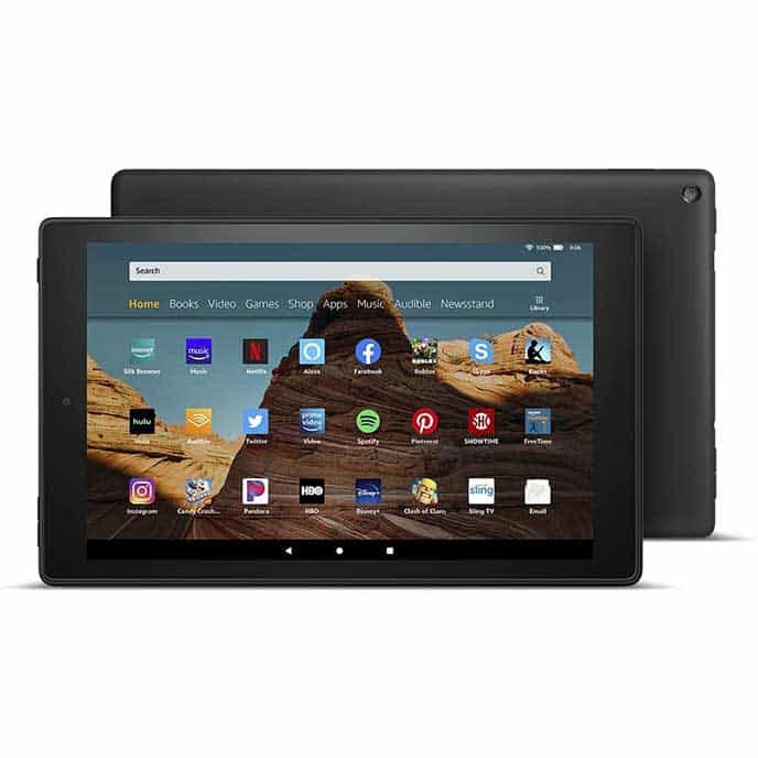 Amazon Fire HD 10 With Alexa Tablet (10.1″ 1080p full HD display, 32 GB) – Black