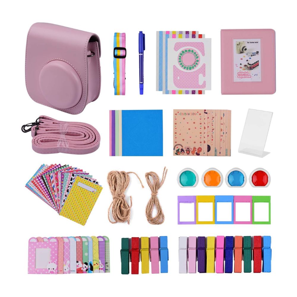 Andoer-1 12-in-1 Instant Camera Accessories Bundle Kit for Fujifilm Instax Mini
