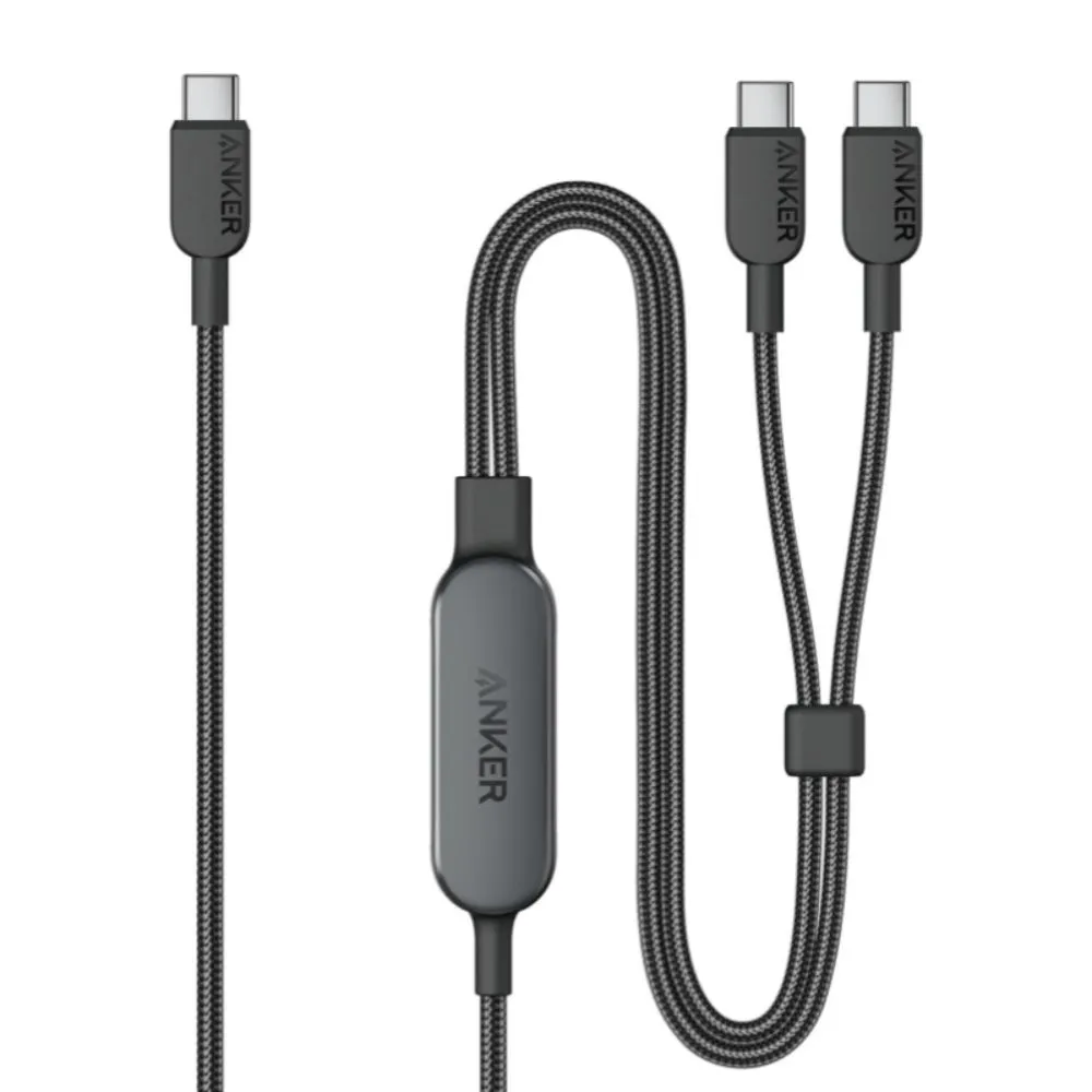 Anker 2-in-1 USB C to USB C Cable 140W 4 ft