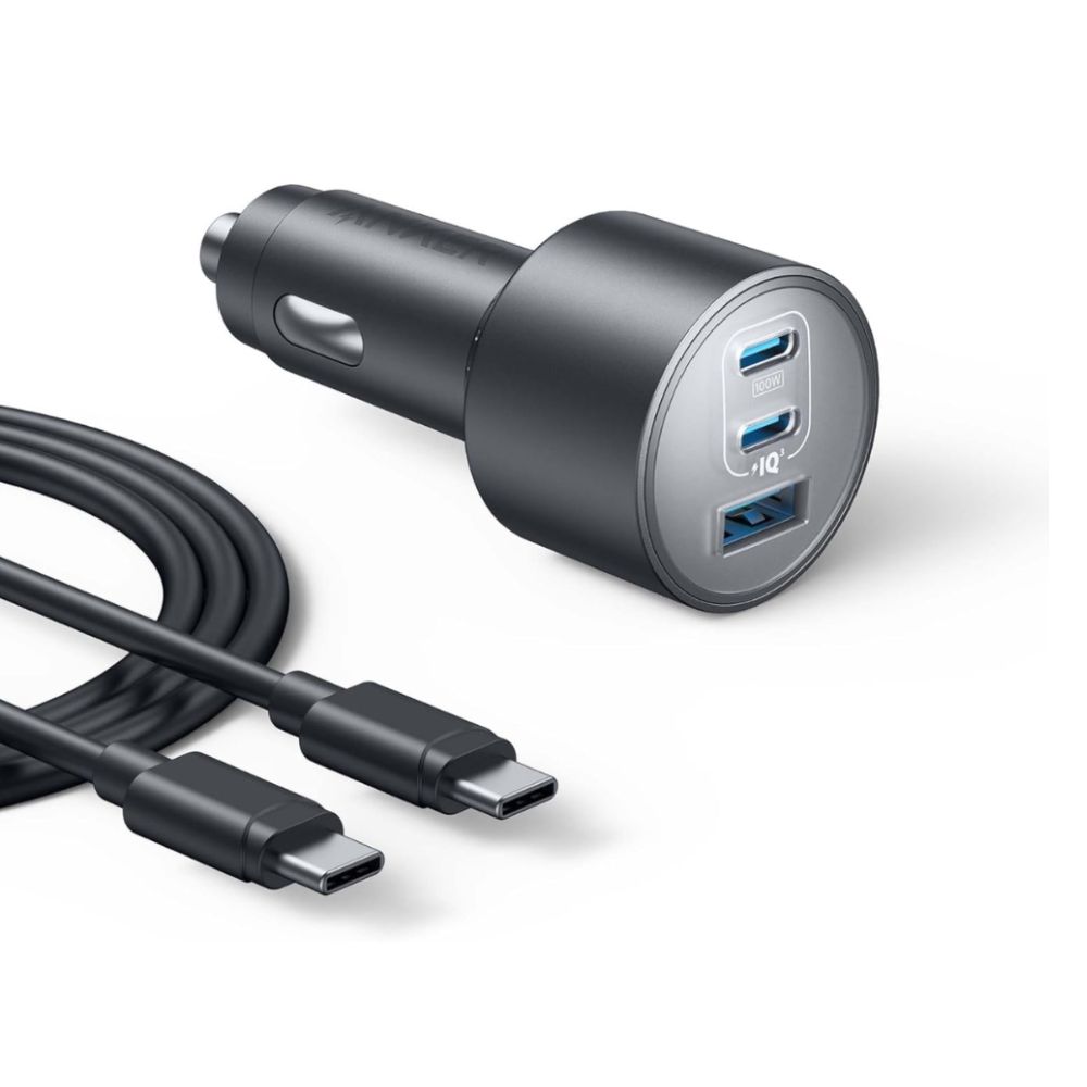 Anker Nano Car Charger (167.5W, 3 Ports)
