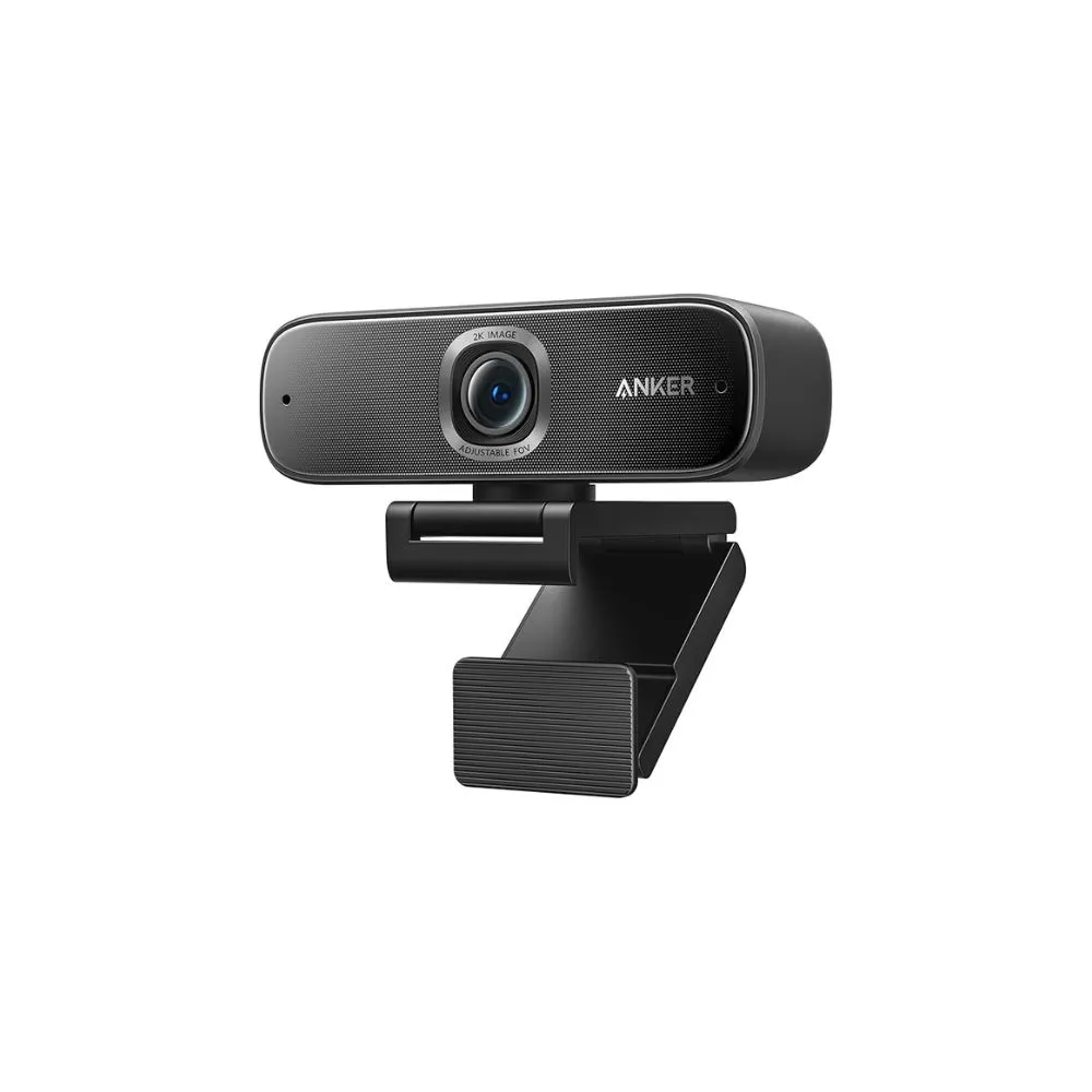 Anker PowerConf C302 Smart 2K Webcam | AI-Framing & Dual Noise-Cancelling Mics