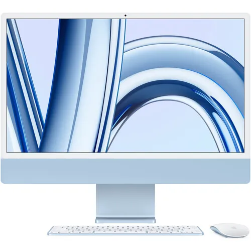 Apple 24″ MQRR3B iMac with M3 Chip – 8-Core CPU – 8GB Ram – 512GB SSD – 10-Core GPU (Blue)