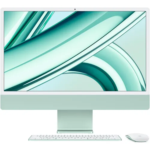 Apple 24″ MQRP3LL/A iMac with M3 Chip – 8-Core CPU – 8GB Ram – 512GB SSD – 10-Core GPU (Green)