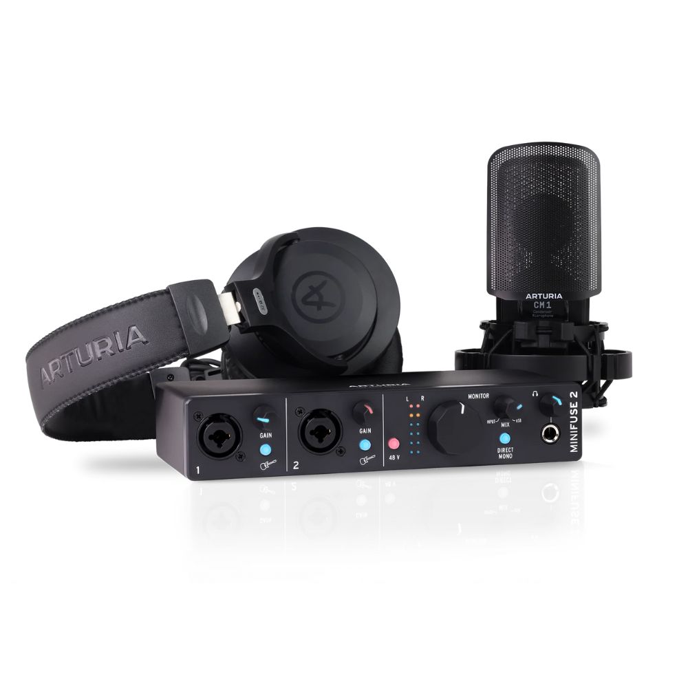 Arturia MiniFuse 2 Recording Pack Black