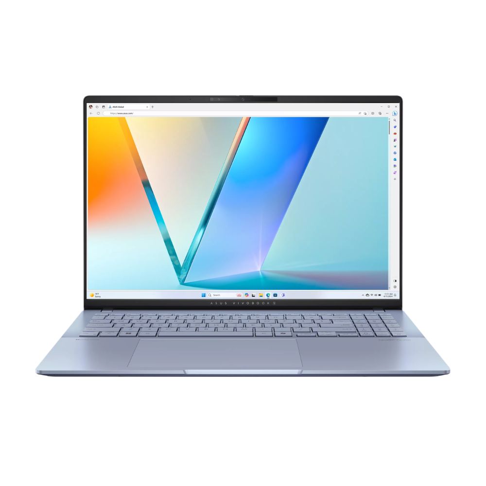 ASUS Vivobook S 16 OLED Laptop | Mist Blue | 16″ 3K 120Hz | Intel Core Ultra 9 285H | 32GB RAM | 1TB SSD | Intel Arc