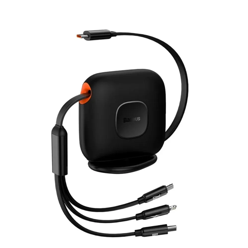 BASEUS CABLE 100W CABLE 3-IN-1 FAST CHARGING CABLE 1.7M