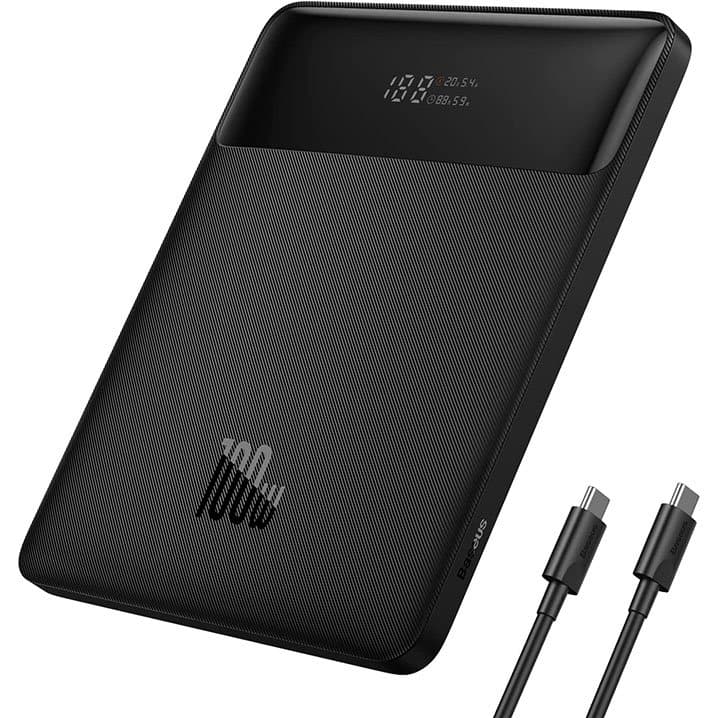 Power Bank, Baseus Blade 100W USB C Portable Laptop Charger