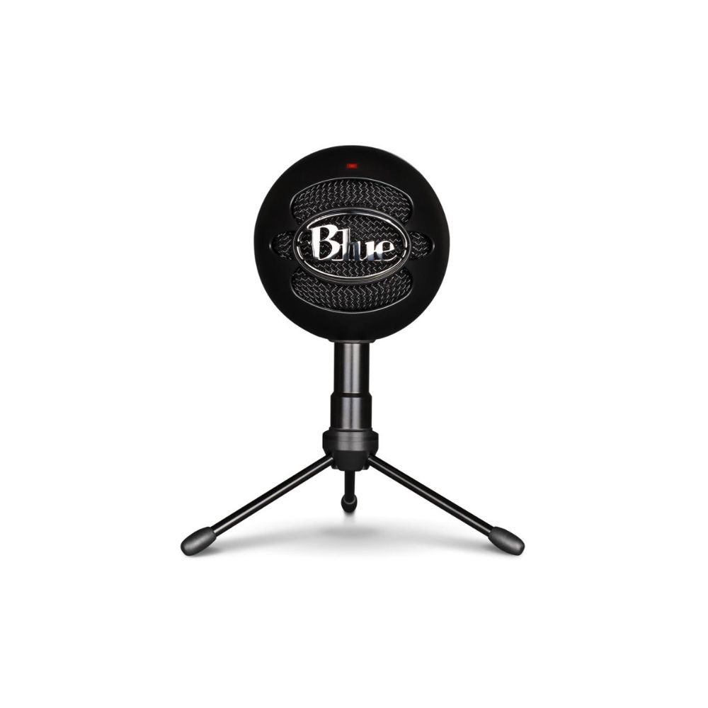 Blue Microphones Snowball USB Mic with Tripod Stand – Black Ice