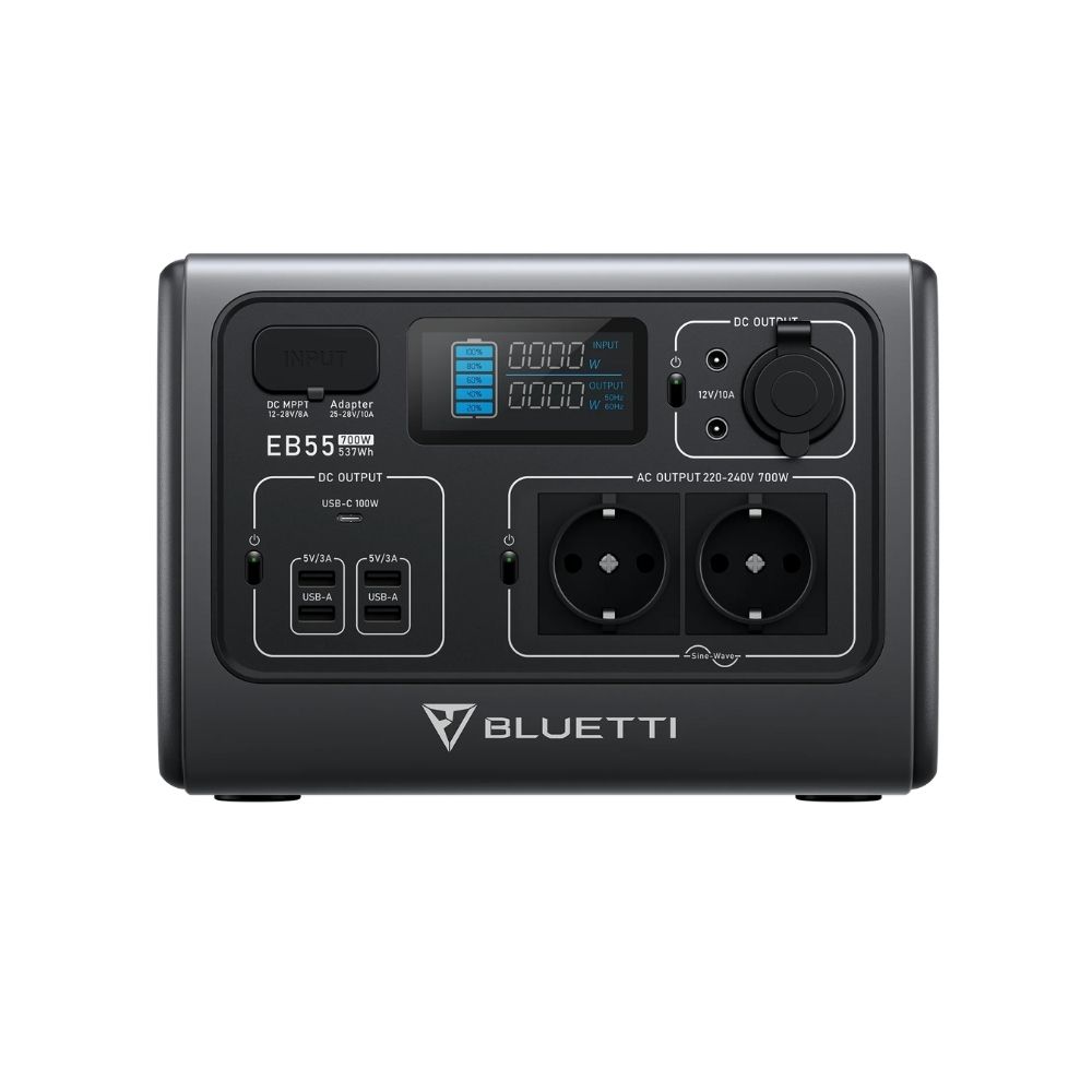BLUETTI PowerOak EB55 Portable Power Station | 700W 537Wh