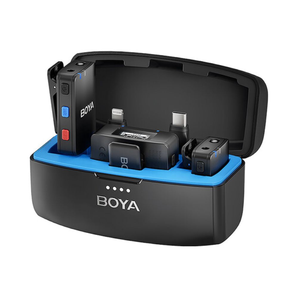 BOYA BOYAMIC 2-Person Wireless Microphone System for Cameras and Mobile Devices (2.4 GHz)