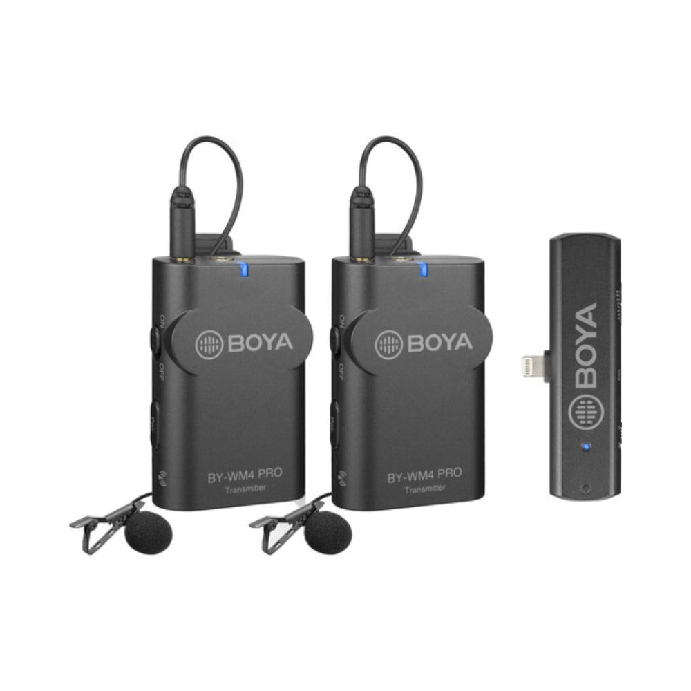 BOYA BY-WM4 PRO-K4 Two-Person Digital Wireless Omni Lavalier