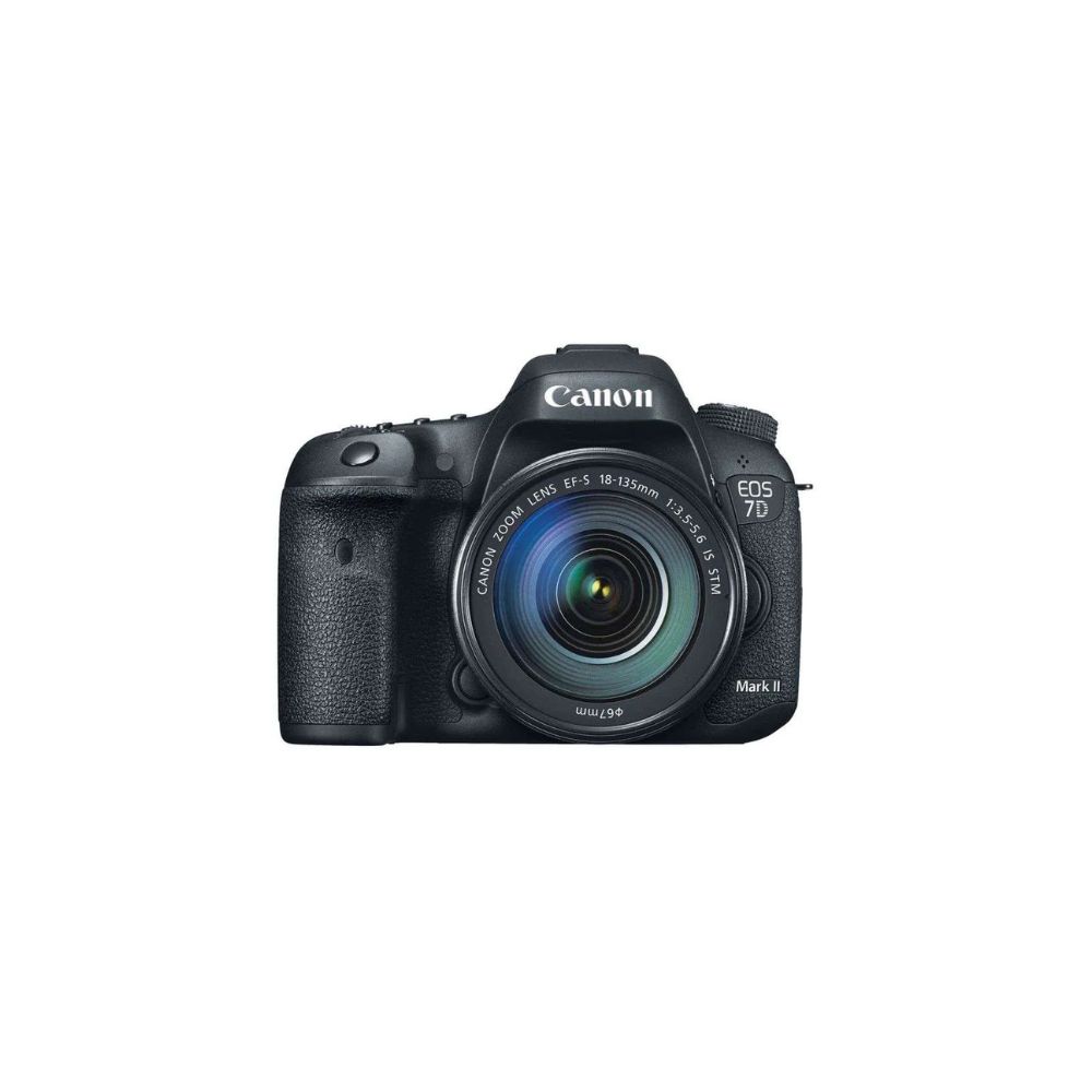 Canon EOS 7D Mark II DSLR Camera with 18-135mm f/3.5-5.6 IS USM Lens & W-E1 Wi-Fi Adapter