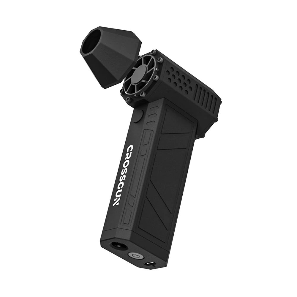CROSSGUN Jet Turbo Jetfan Strong Fan Portable Handheld With LED Lighting Dust Elimination Computer hurricane storm X3