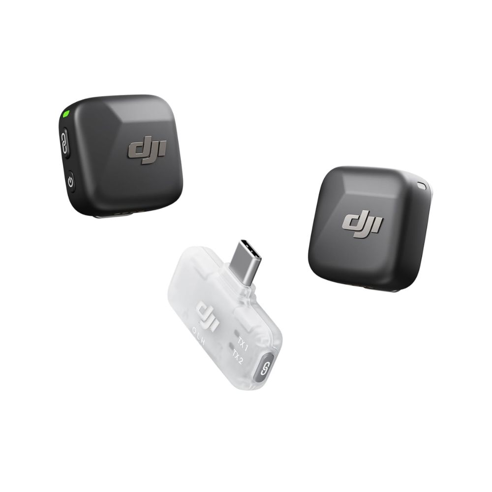 DJI Mic Mini (2 TX + 1 Mobile RX) | Wireless Lavalier System