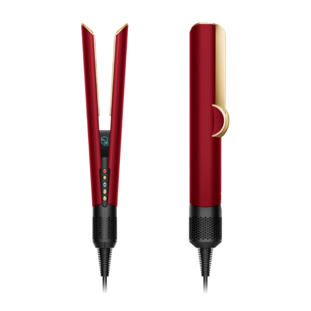 Dyson HT01 Airstrait straightener – Red Velvet/Gold