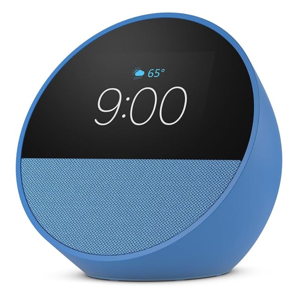 Echo Spot Smart alarm clock with vibrant sound + Alexa