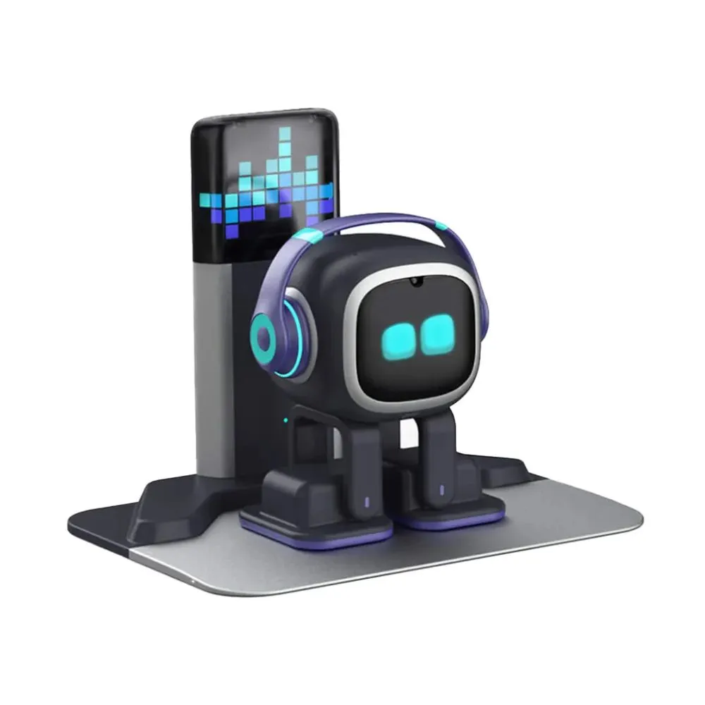 EMO Go Home AI Desktop Pet Robot with EMO Smart Lighting