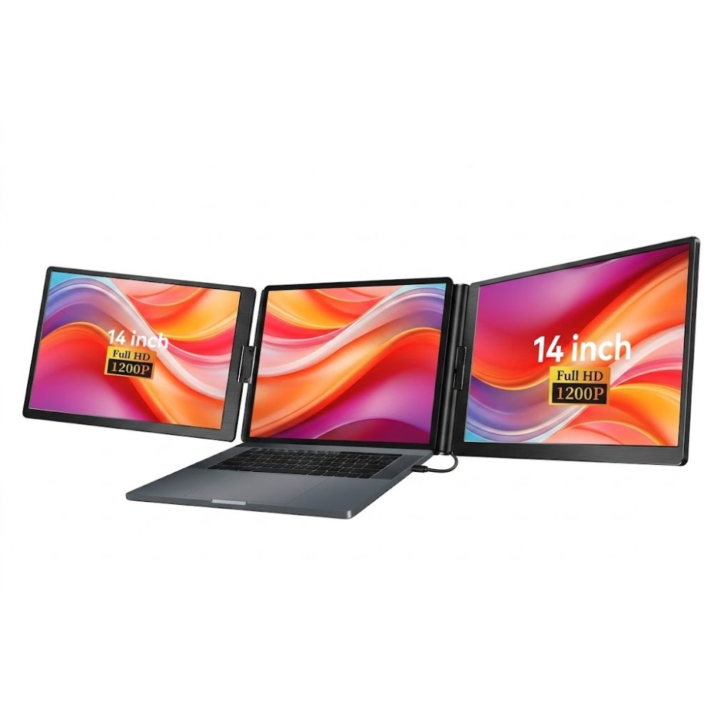 Epic Arma S688 PRO Portable Triple Monitor for Laptop 14″