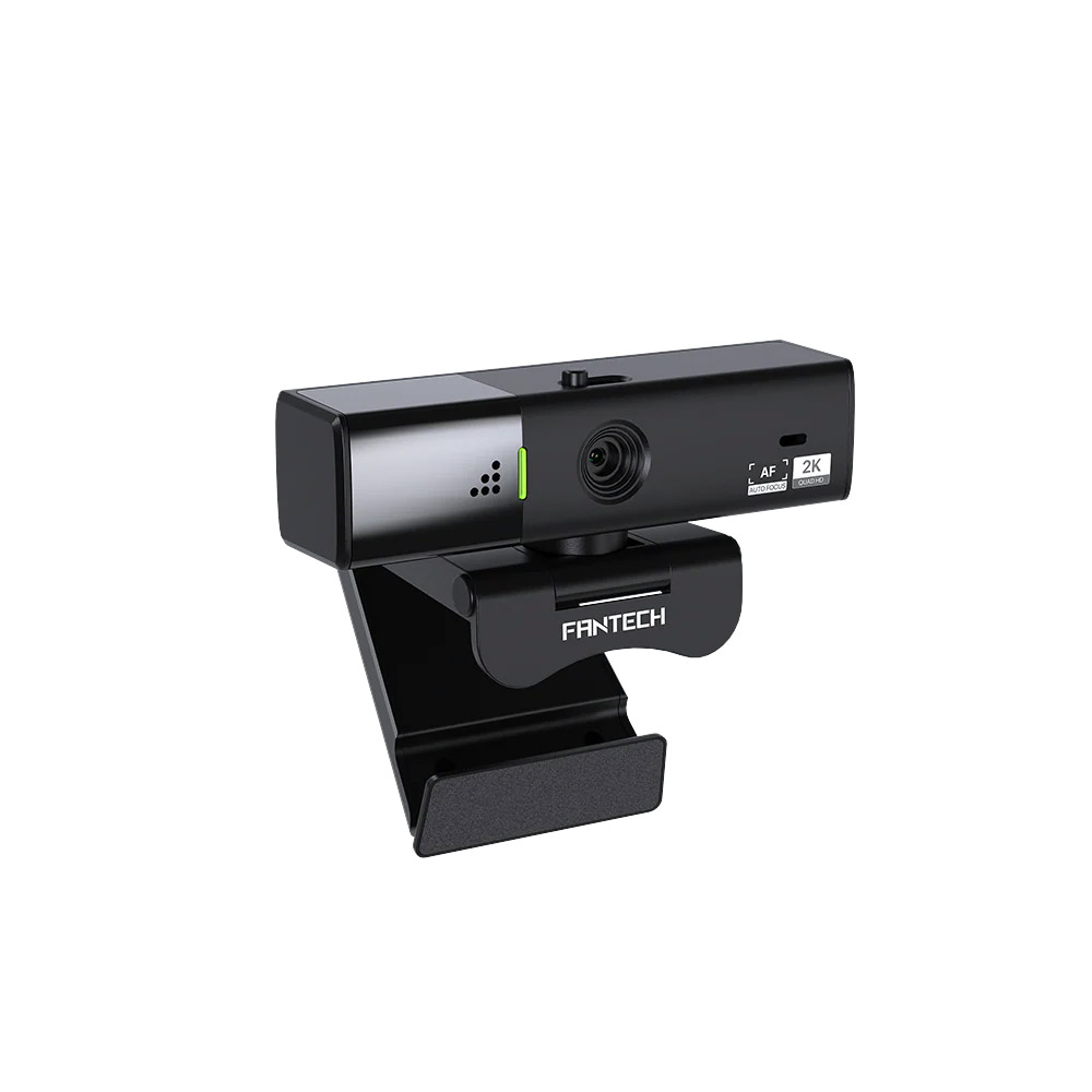 FANTECH C50 LUMINOS: Professional 2K Quad-HD Webcam with Auto Focus, Support for 60FPS, Built-in Micro 3D Noise Cancellation