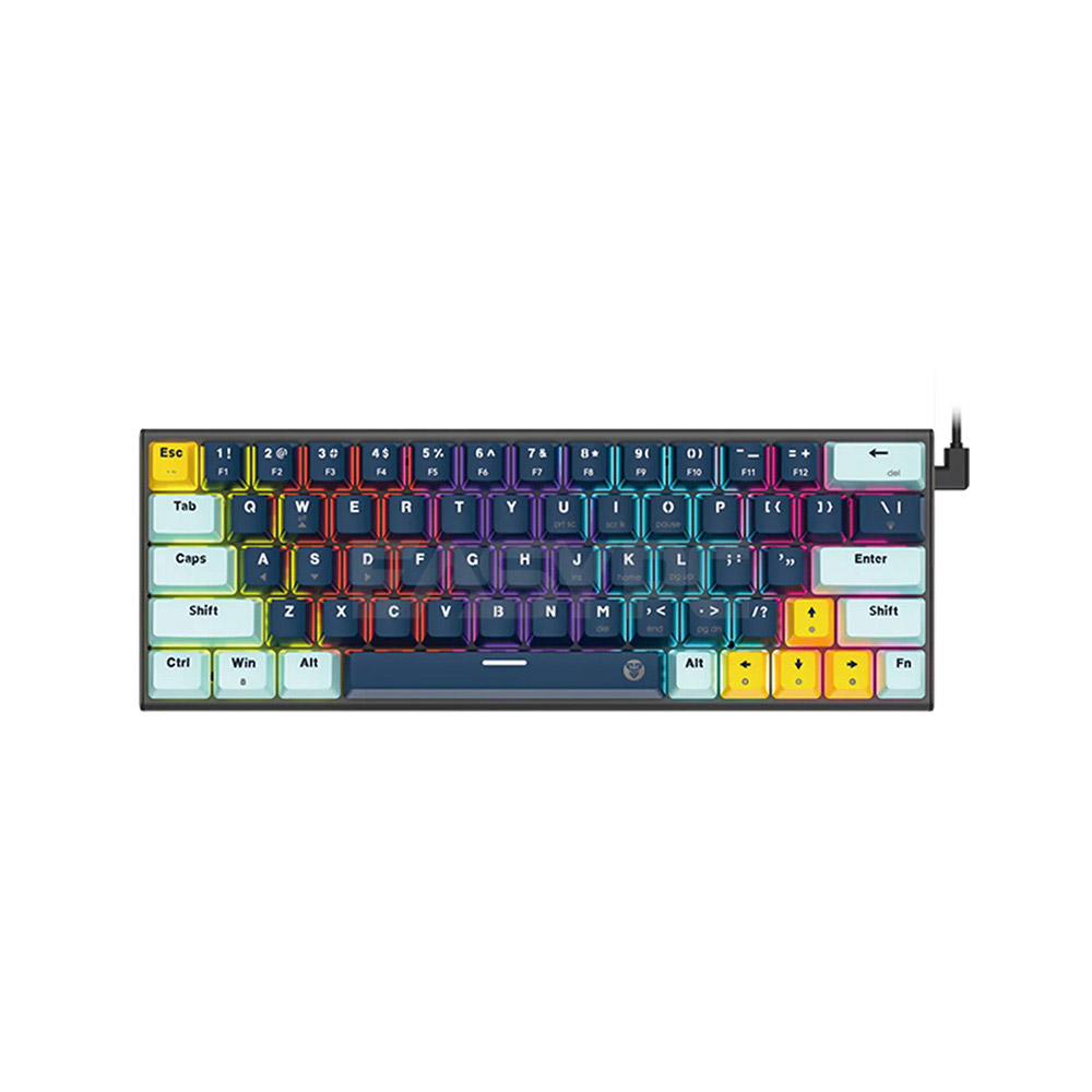 Fantech MIZU Edition MK874V2 – ATOM63, Pro Wired Mechanical Keyboard with RGB Lighting – Blue Switches