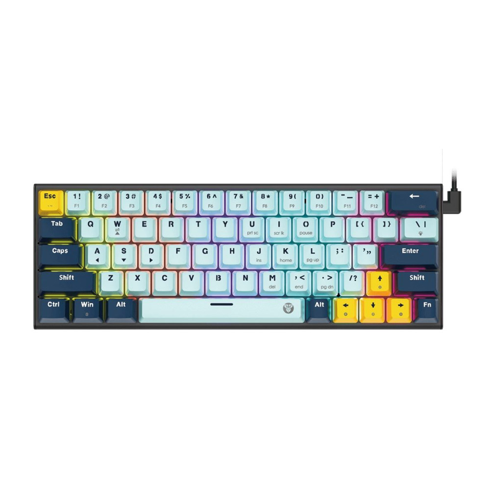 Fantech MIZU Edition MK874V2 – ATOM63, Pro Wired Mechanical Keyboard with RGB Lighting – Red Switches