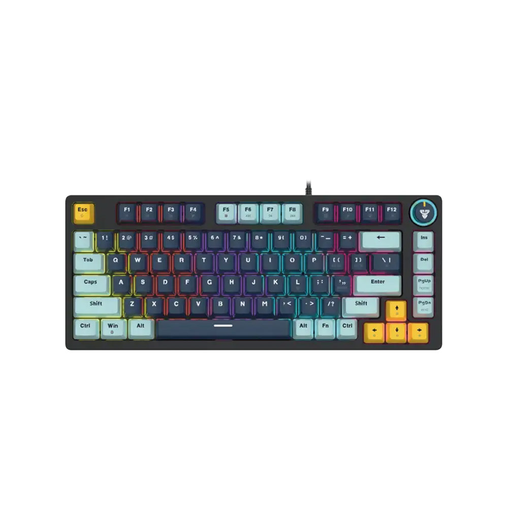 Fantech MIZU Edition MK875V2 – ATOM81, Pro Wired Mechanical Keyboard with RGB Lighting Navy Blue