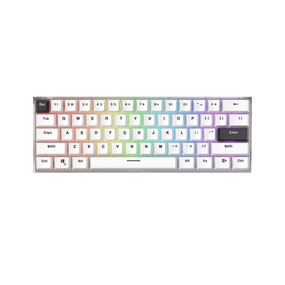 Fantech MK857 MAXFIT61 RGB Bluetooth, Wireless & Wired Mechanical Gaming Keyboard