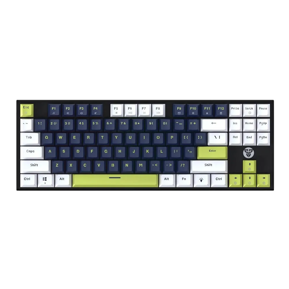 Fantech MORI Edition MK877S – ATOM87S, Pro Wired Mechanical Keyboard with RGB Lighting Blue