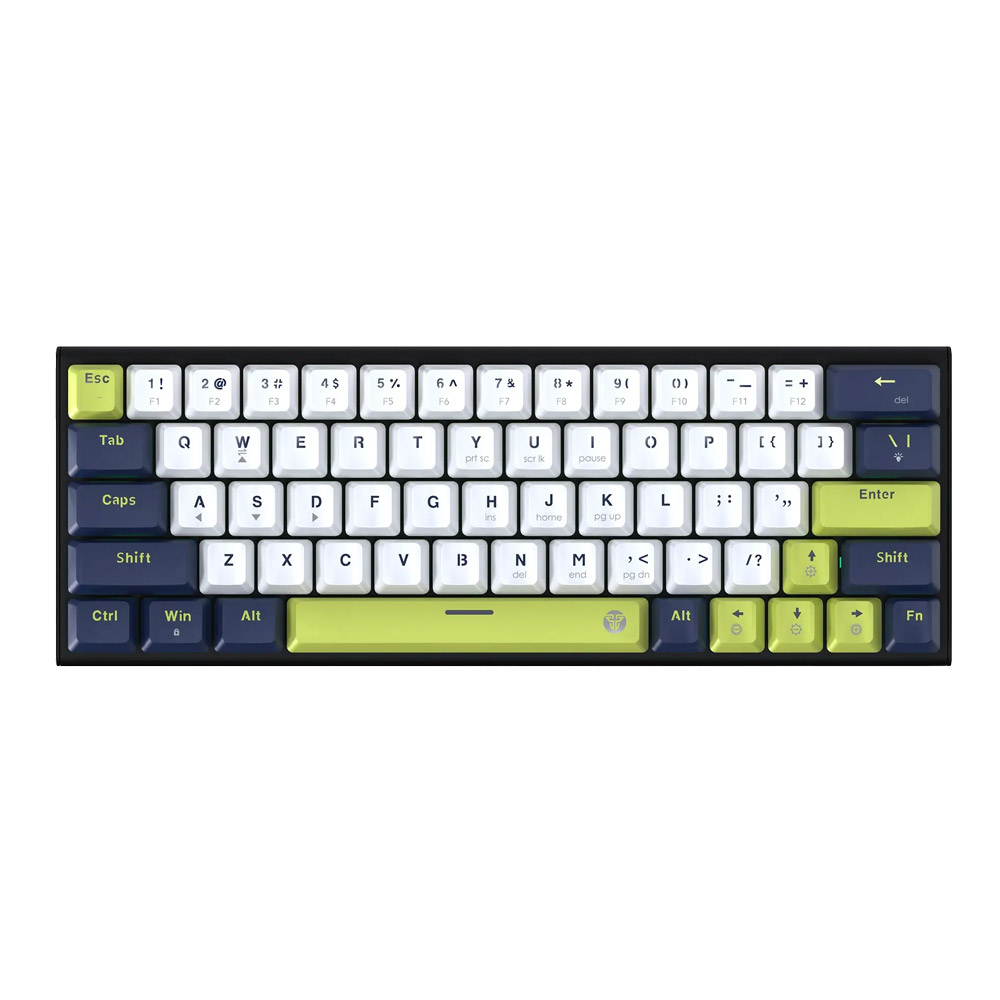 Fantech MORI Edition MK877S – ATOM87S, Pro Wired Mechanical Keyboard with RGB Lighting White