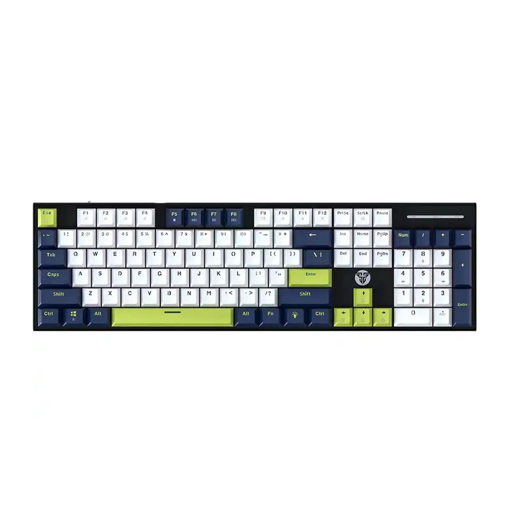 Fantech MORI Edition MK878S – ATOM104S, Pro Wired Mechanical Keyboard with RGB Lighting White