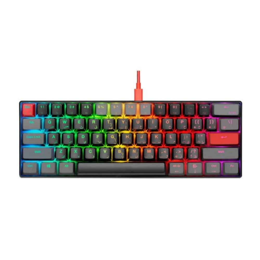 GAMERTEK GK60 Mini Keyboard Pro (61 Keys) – Late Night