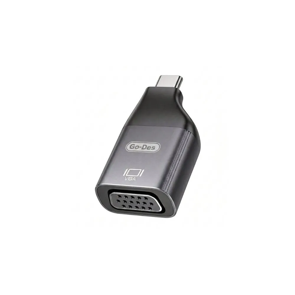 Go-Des GD-CT083 USB-C to VGA adapter