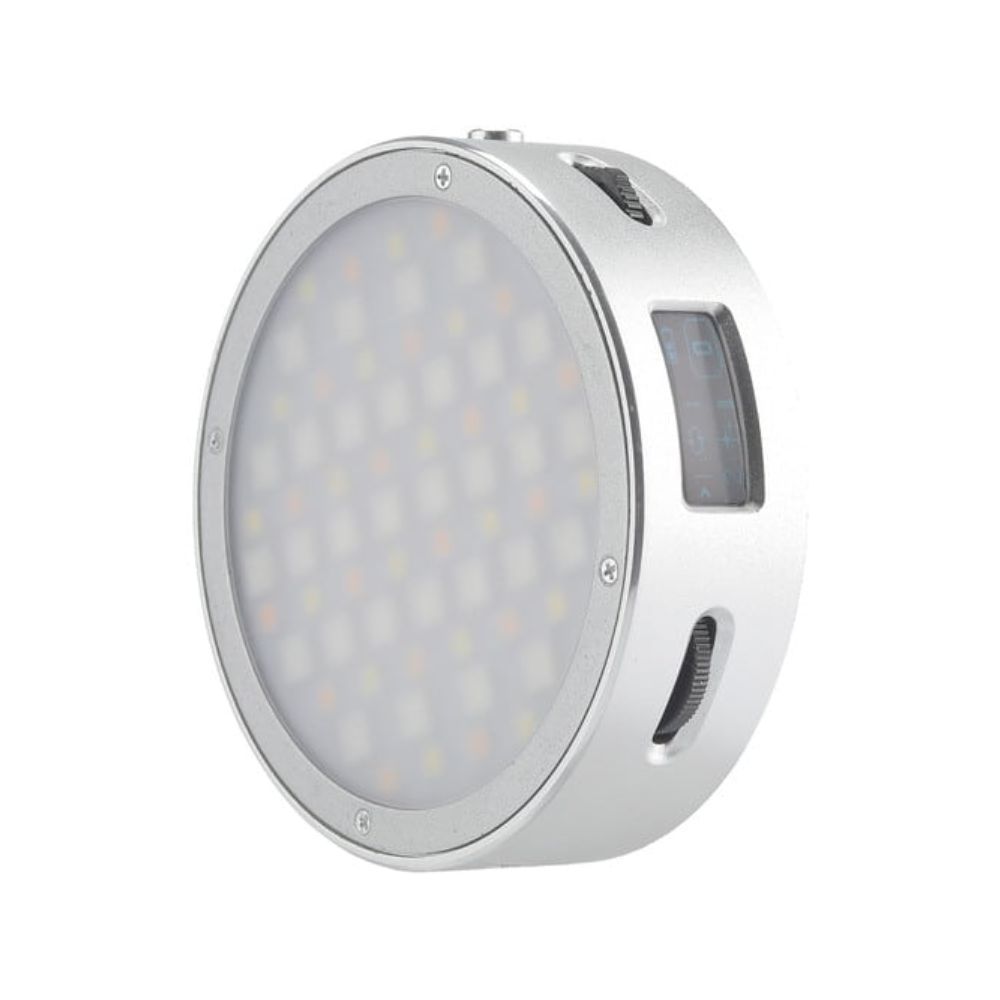 Godox Round Mini RGB LED Magnetic Light (Silver)