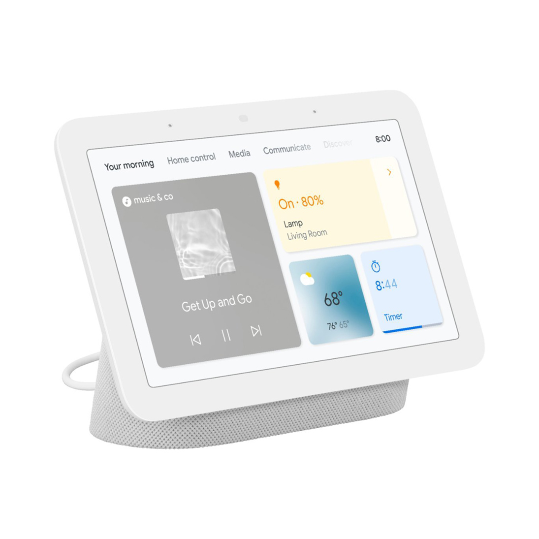 Google Nest Hub (2nd Generation, Chalk)