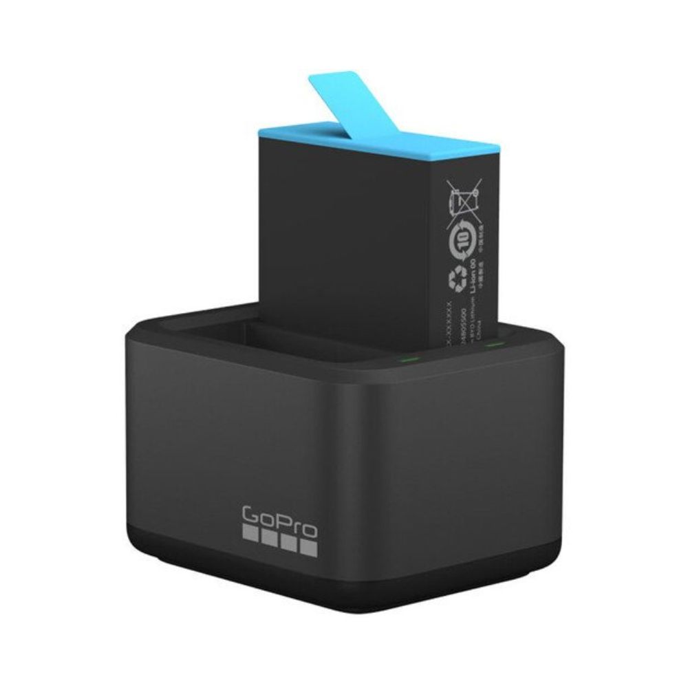 GoPro Dual Battery Charger + Battery for HERO10/9 Black