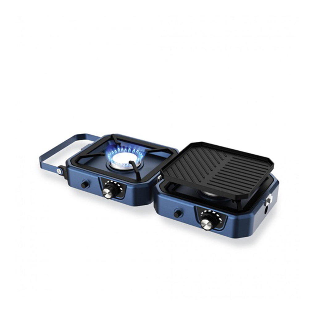 Green Lion 2 IN 1 Portable Camping Stove – Blue