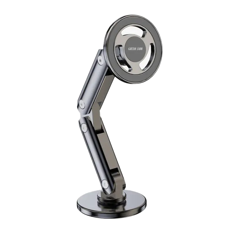 Green Lion Foldable Magnetic Car Mount – Black