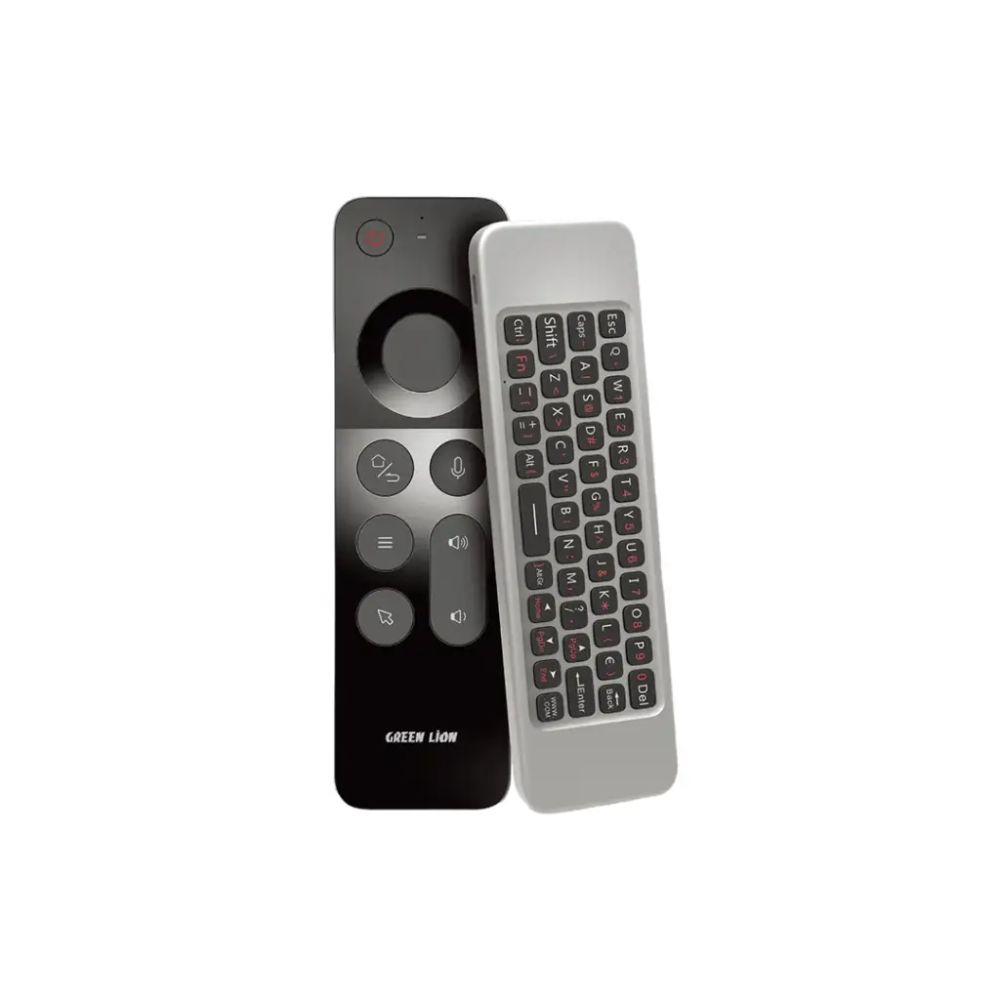 Green Lion 4-in-1 Wireless Remote With Keyboard – Black