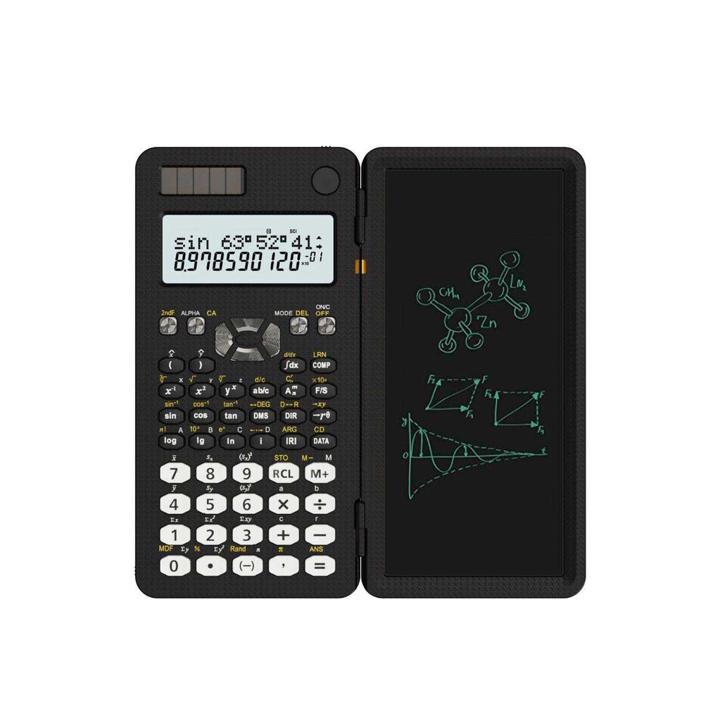 Green Lion Scientific Calculator & Writing Pad – Black