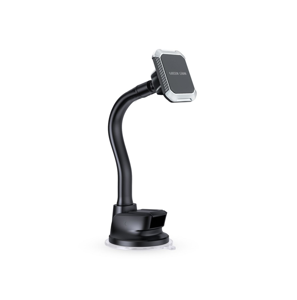 Green Lion Magnetic Flex Phone Holder with Solid Suction Cup – Black
