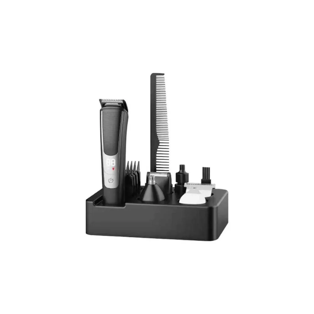 Green Lion 5 in 1 Grooming Set 600mAh – Black