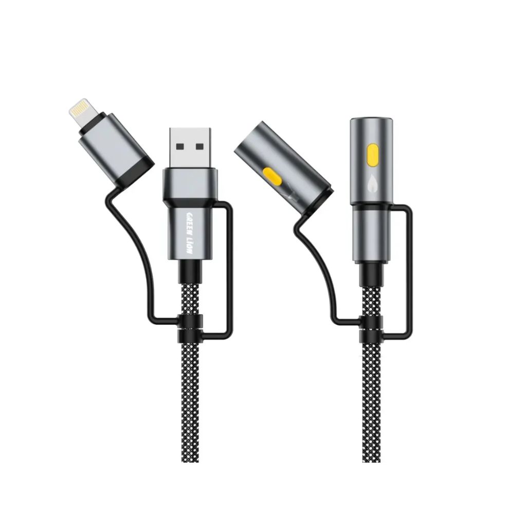 Green Lion 6 in 1 Cable Charging, Led Light, Ignition