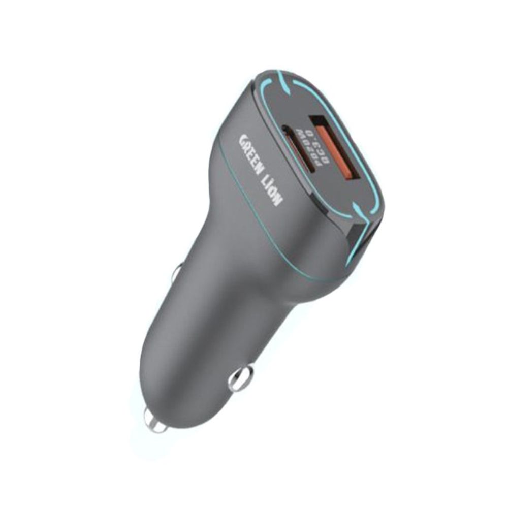 Green Lion Car Charger PD+QC 38W + Cable 1M