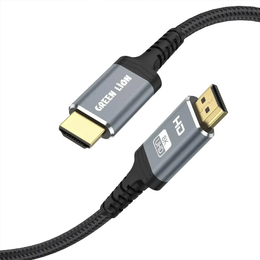 Green Lion 8K HDMI to HDMI Cable – Black