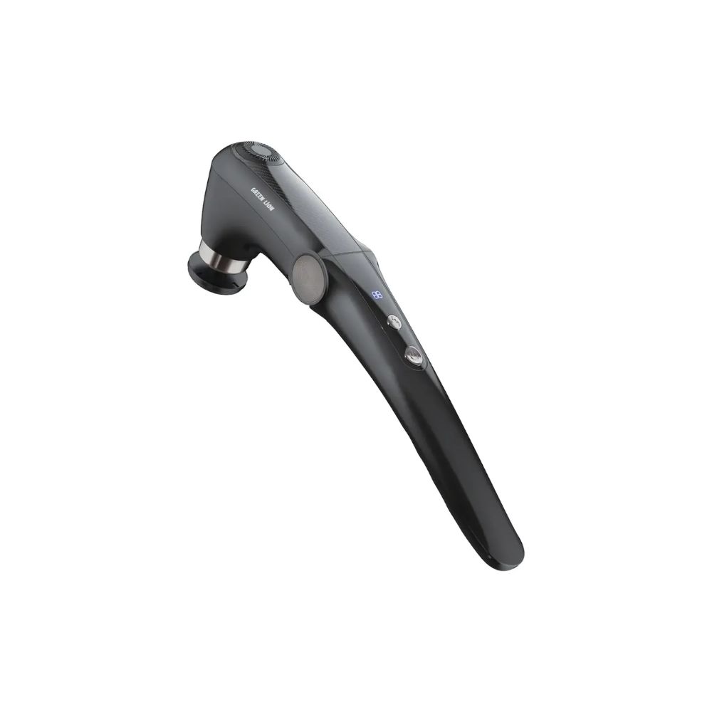 Green Lion Foldable Massage Gun with Long Handle – Black