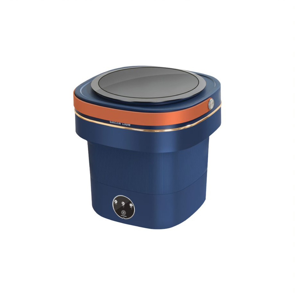 Green Lion Foldable Mini Washing Machine 9L 60W – Blue