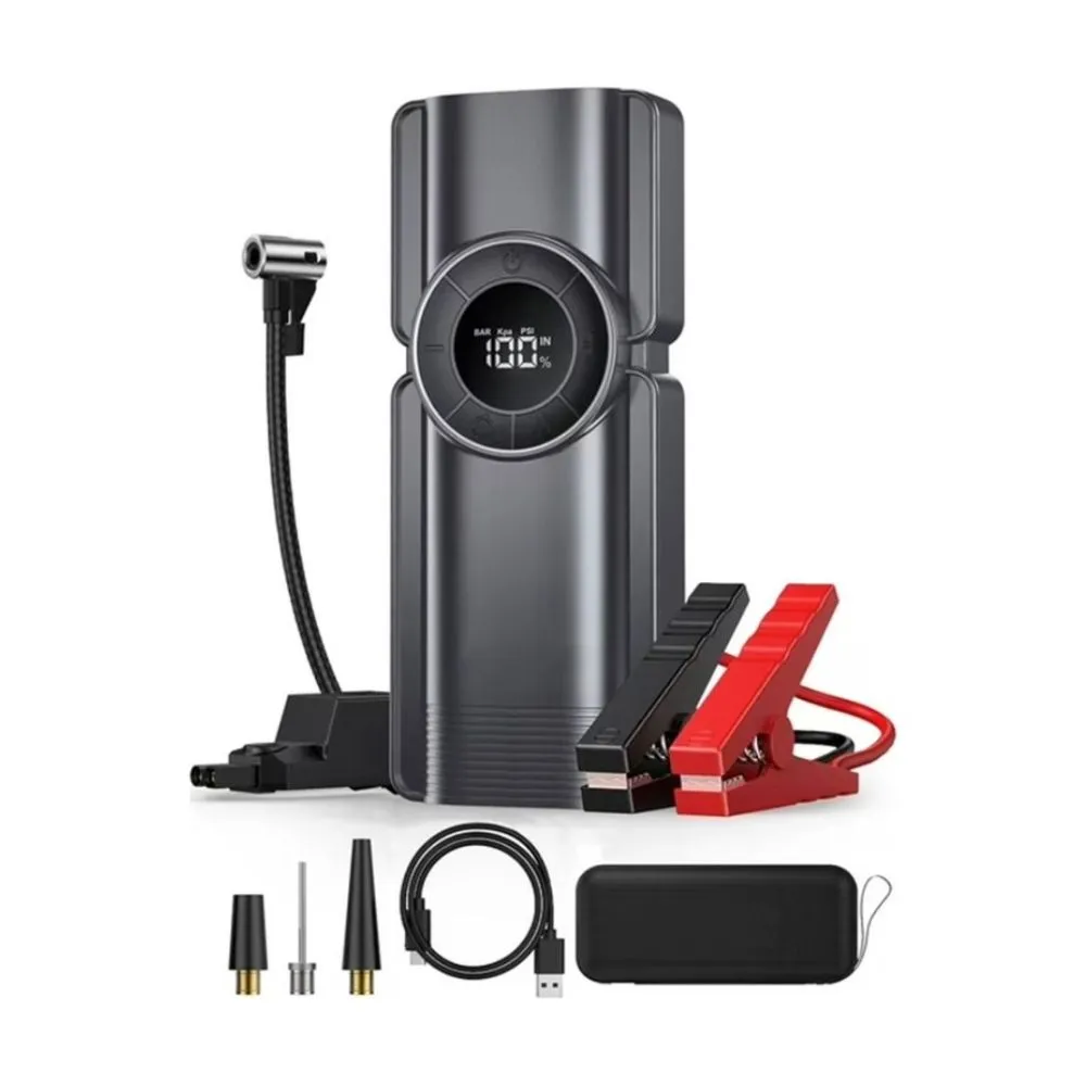 Green Lion Portable Jump Starter with Air Pump
