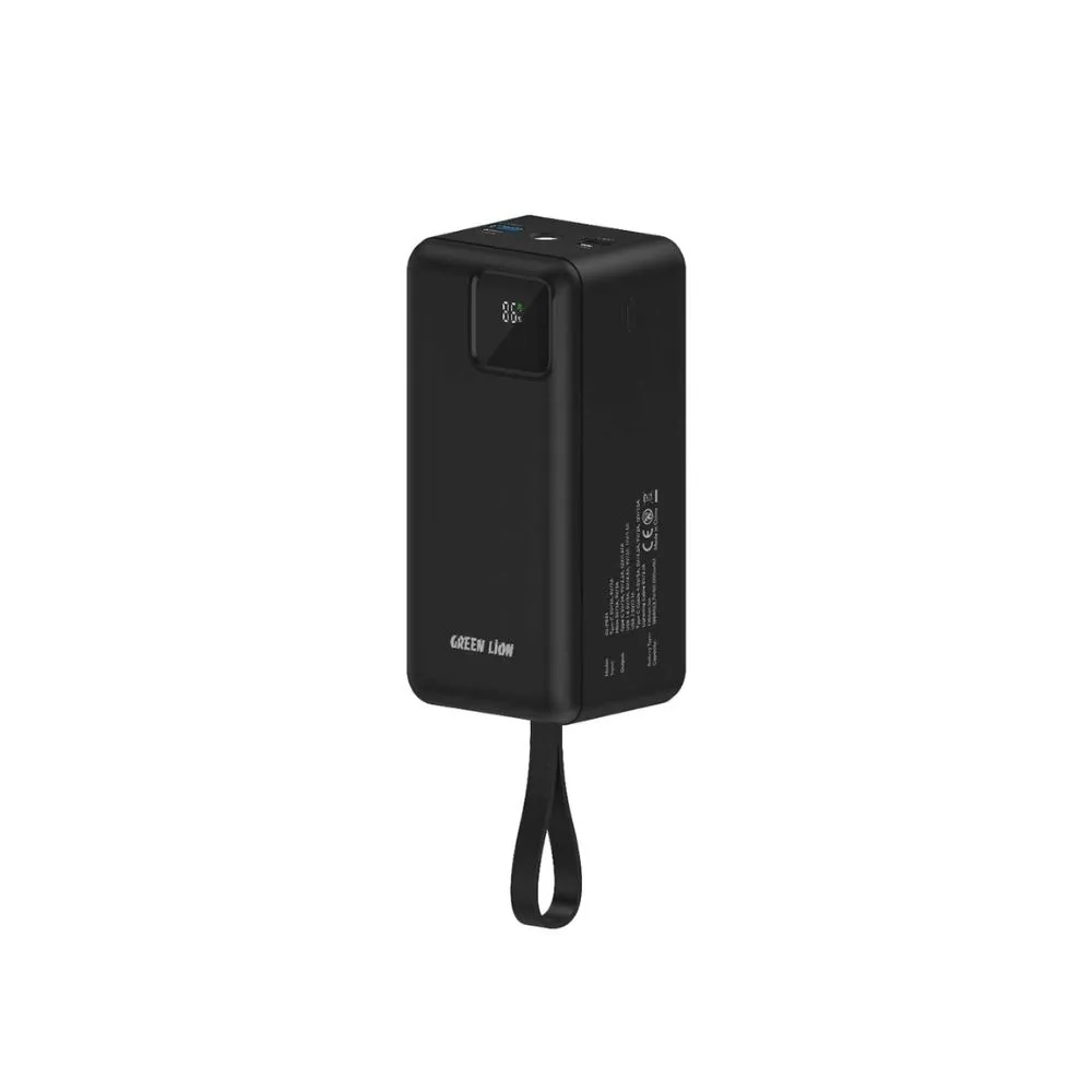 Green Lion Power Tank Power Bank 50000mAh PD 22.5W with Fast Charging Cable